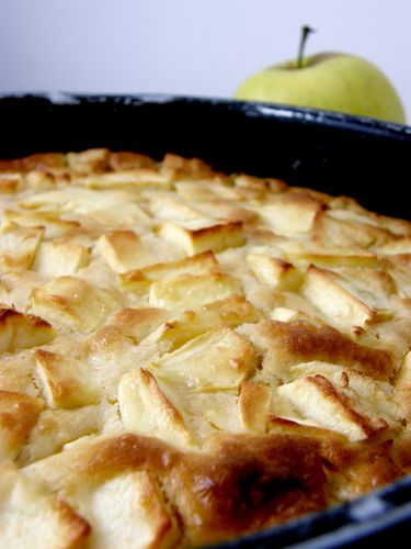 Gâteau pommes sans oeuf1