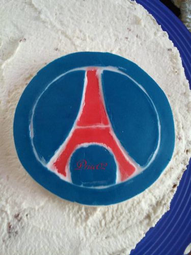 Gâteau Anniversaire ParisSaintGermain Foot Equipe Foot PSG