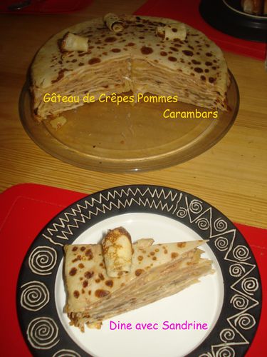 Gâteau de Crêpes Carambars Pommes 6