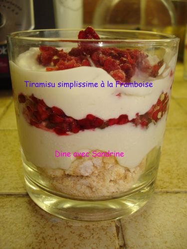 Tiramisu simplissime à la Framboise 7