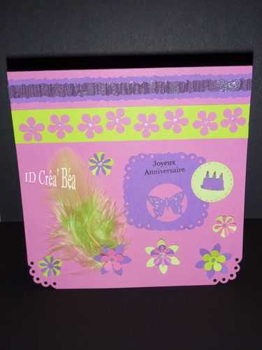 Carte anni fleur et plume (1)