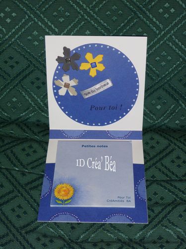 Porte post-it bleu (0)