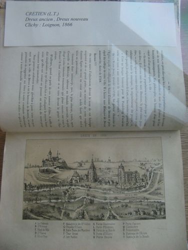 odyssee Livres anciens sur dreux. 1866 Chretien 1866