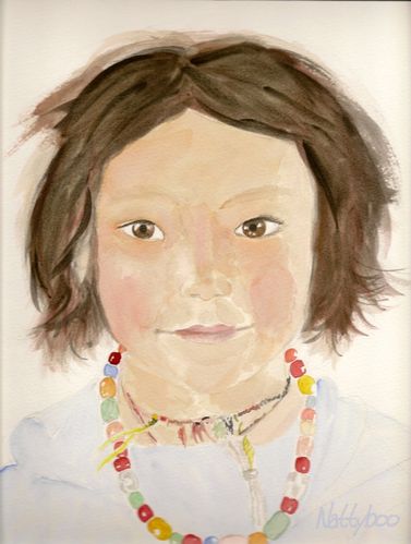 fillette du tibet