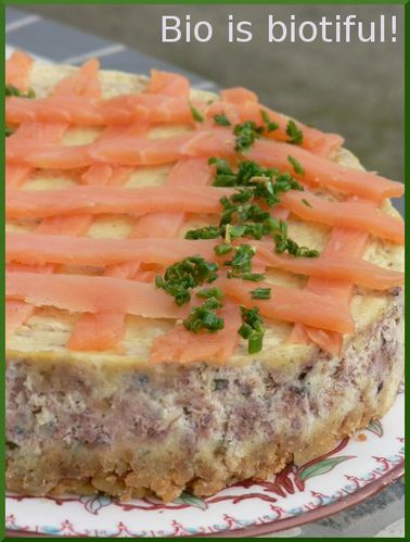 Cheesecake au saumon fumé 1