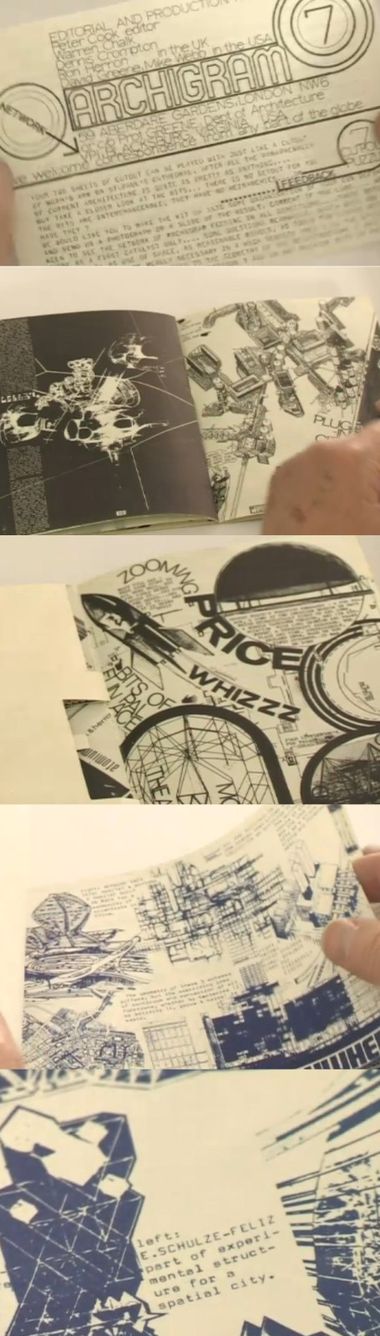 archigram magazine Archigram magazine montage