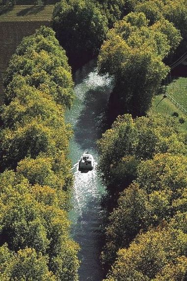 canal du Midi entre Toulouse et l’étang de Thau, France