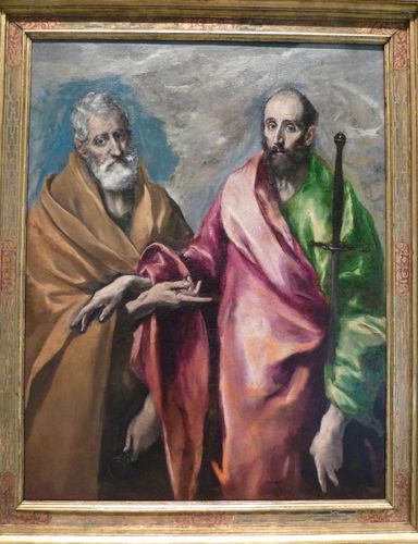 MNAC El Greco Sant Pere i Sant Pau 1590-1600