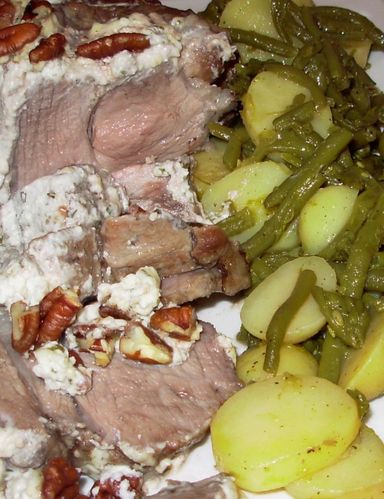 Rôti de porc boursin-pécan5