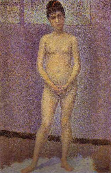 Seurat, Standing Model (study for Les Poseuses) 1888