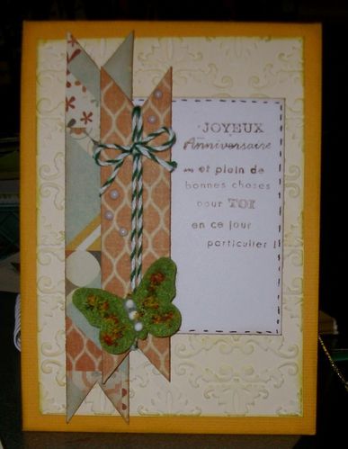 Carte Joyeux Anniversaire Le Blog De Angie Scrap