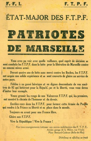 PATRIOTES DE MARSEILLE