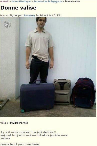 Le bon coin Valise