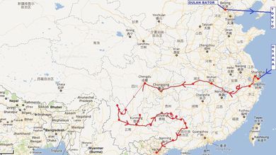 carte de chine