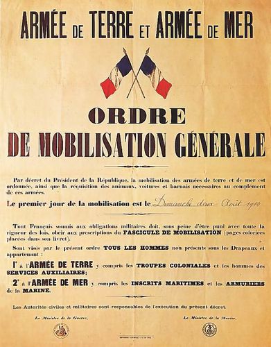 Mobilisation 1914