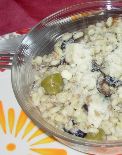Blé au caviar d'aubergines & gorgonzola4