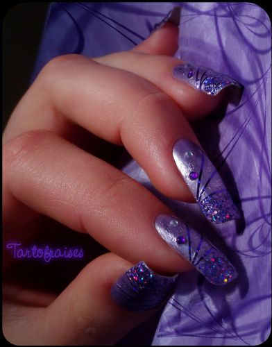 tartofraise nail art ongle vernis