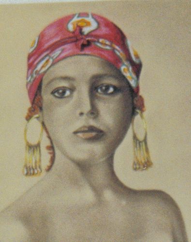 c.sépia jeune berbère 2002 détail