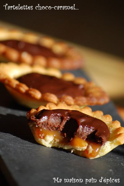 Tartelettes Choco-caramel