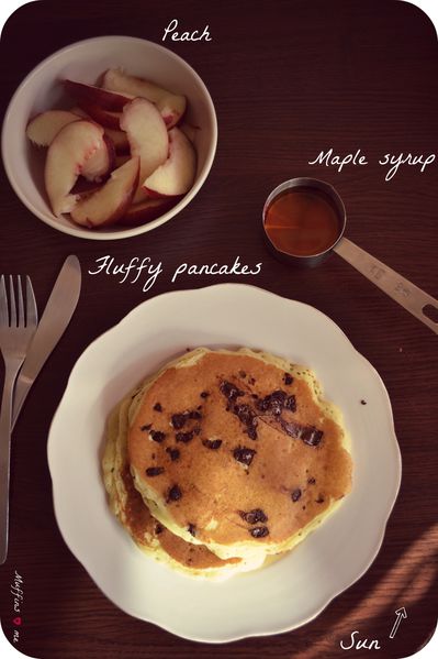 Fluffy pancakes chocolat #2