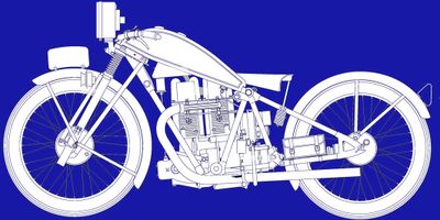 1929 Laguesse bleu