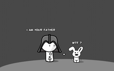 I AM YOUR FATHER -lapin crétin
