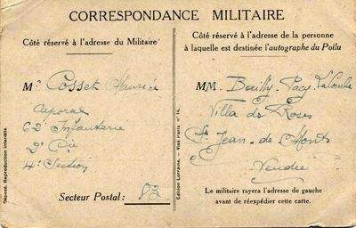 14-18 L'Autographe du Poilu (verso)