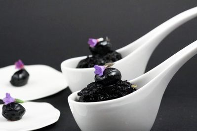 Tapenade sucrée d'olives noires