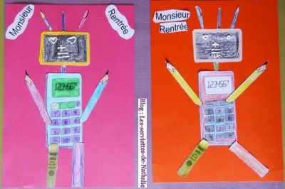 rentrée scolaire, bonhomme, activité manuelle septembre