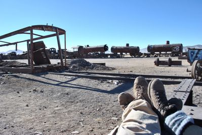 Photo 27,06 - 23 - Uyuni Cimetière Trains