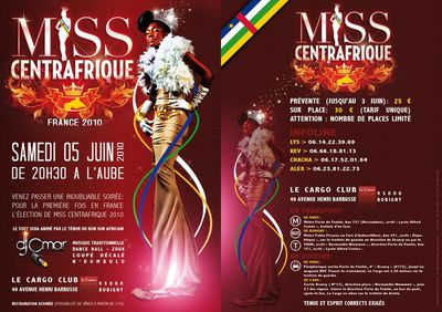 Election-Miss Diaspora-Centrafrique