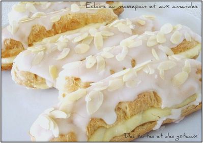 Eclairs massepain 1