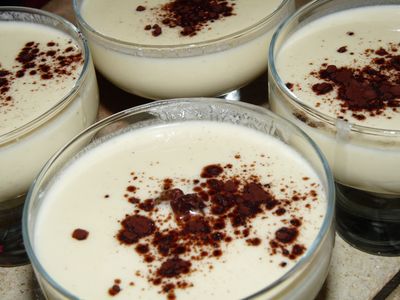 panna cotta au rhum de Sandrine