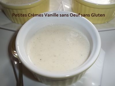 Cremes vanille sans oeuf gluten 2