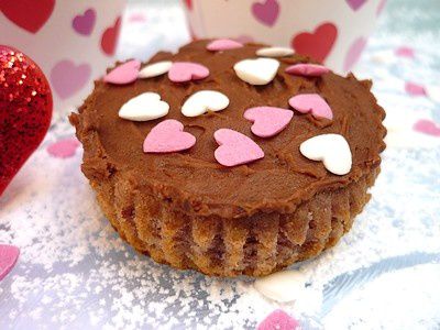 Cupcake Chocolat & Fruits Rouges pour la Saint Valentin