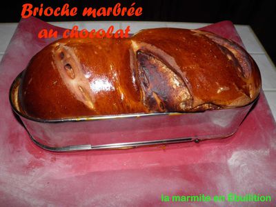 Brioche marbrée au chocolat2