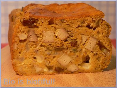 Cake butternut, noisettes et tofu fumé 1