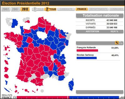 Carte Election 2eme tour