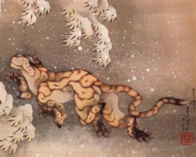 Katsushika-Hokusai-Vecchia-tigre-nella-neve-33349