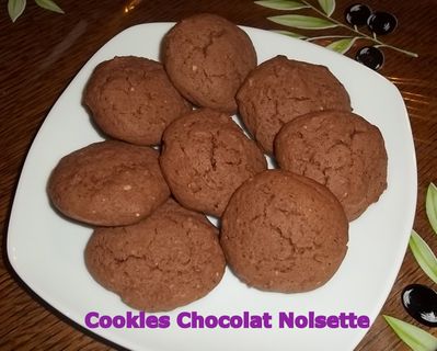 Cookies choco noisettes