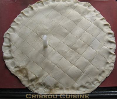 galette rois crue