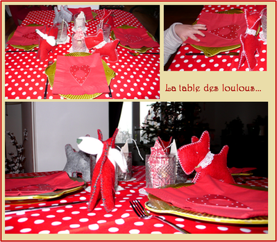 Table Noêl Enfant