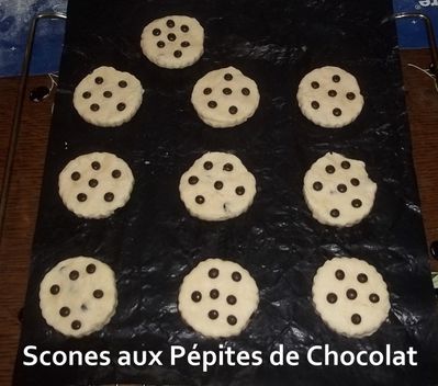 Scones pepites 1