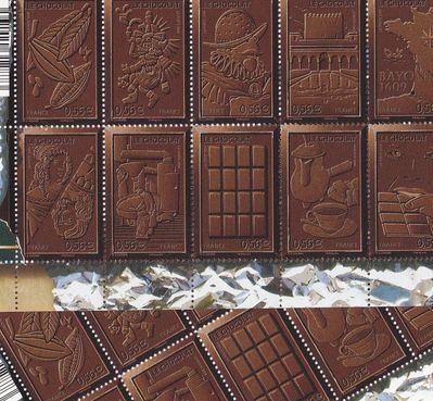 Salon du chocolat Timbres-chocolat