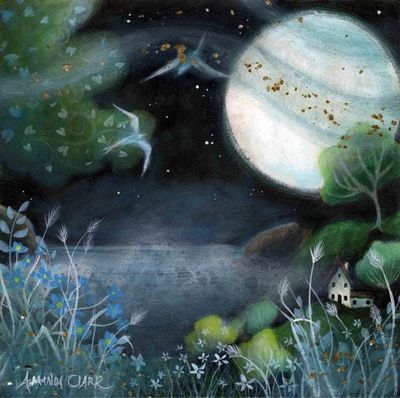 Lune, Peinture d'Amanda Clark Lune1.jpg