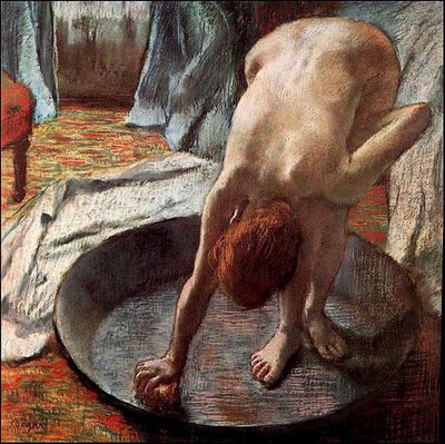 degas nue à la toilette