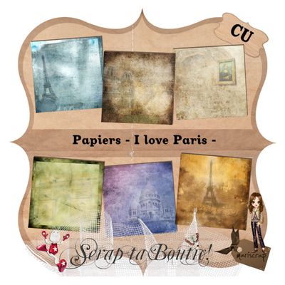 mariscrap papiersCU loveParis STB
