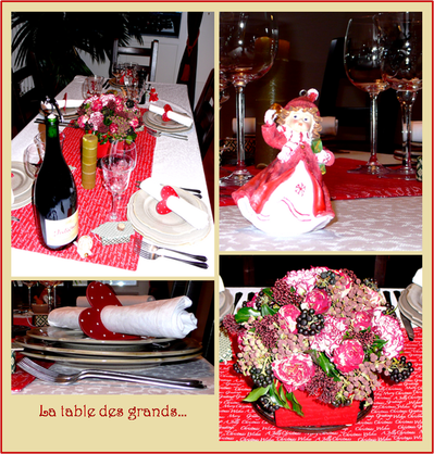 Table des grands
