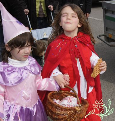 Petit chaperon rouge en action