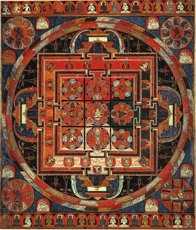 Tibet vajrahat mandala